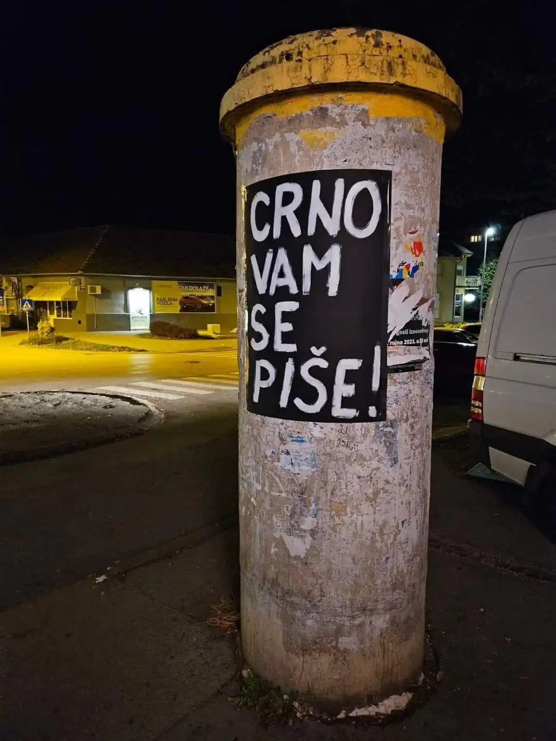 crno vam se piše